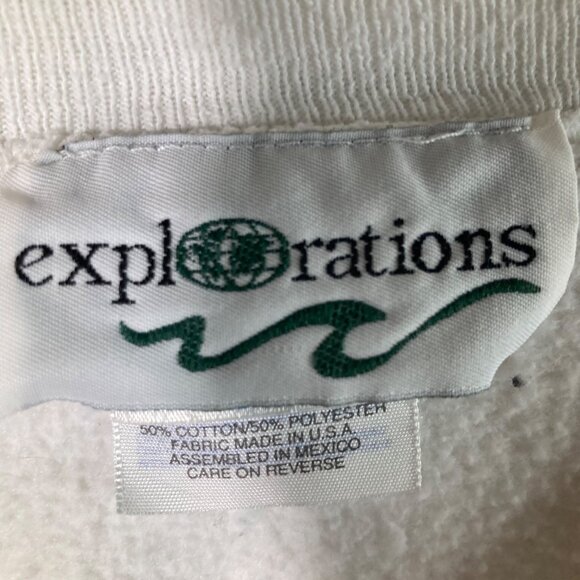 Hanes Vintage Explorations Love the Cats Sweatshirt Prisoc XL - Picture 9 of 14